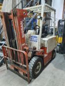 Nissan UB02L25U 2.5T Electric Forklift Truck w/ Charger | Hours: 6279