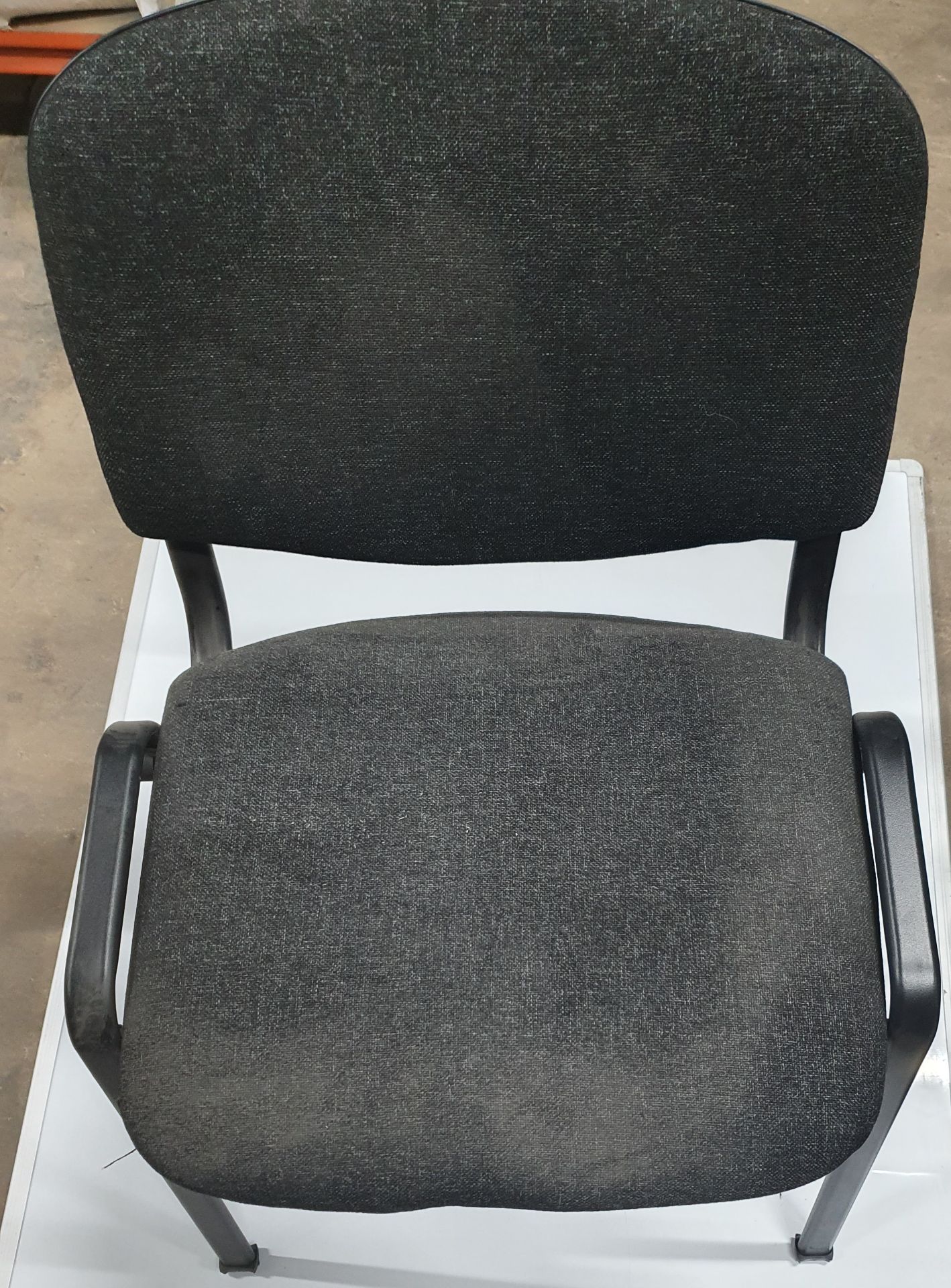 4 X Black Office Chairs - Image 2 of 2