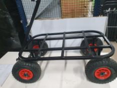 1 x Medium dog cage trolley