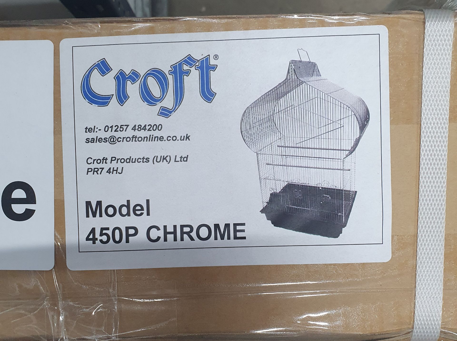 Croft Chrome Bird Cage
