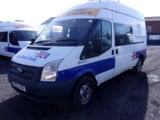 Ford Transit Welfare Van | PE12 XTF | 141,902 miles