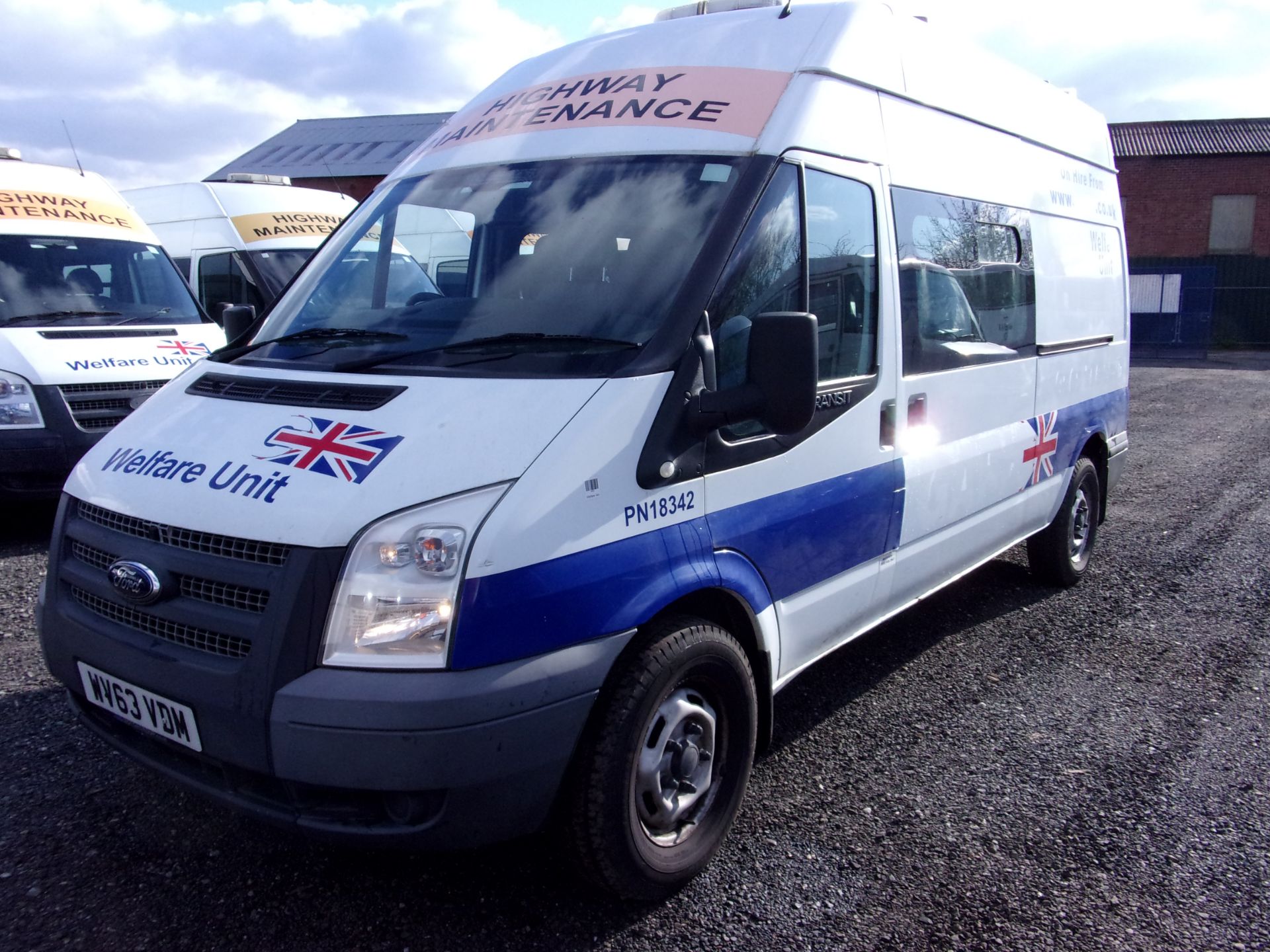 Ford Transit Welfare Van | WV63 VDM | 55,858 miles