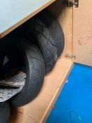 7 various used tyres