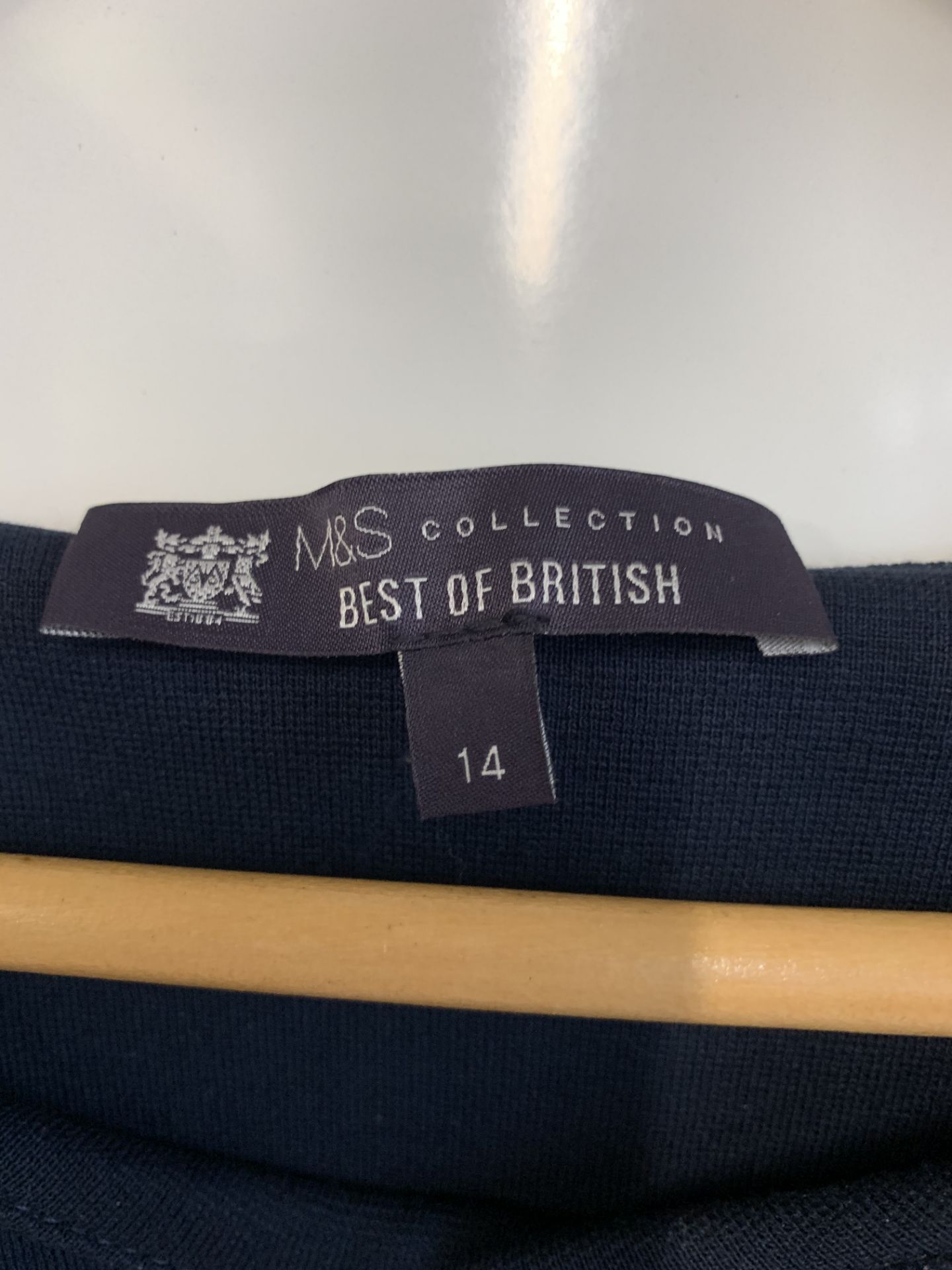 M&S collection Best of British Pinstripe Shift Dress - Image 2 of 2