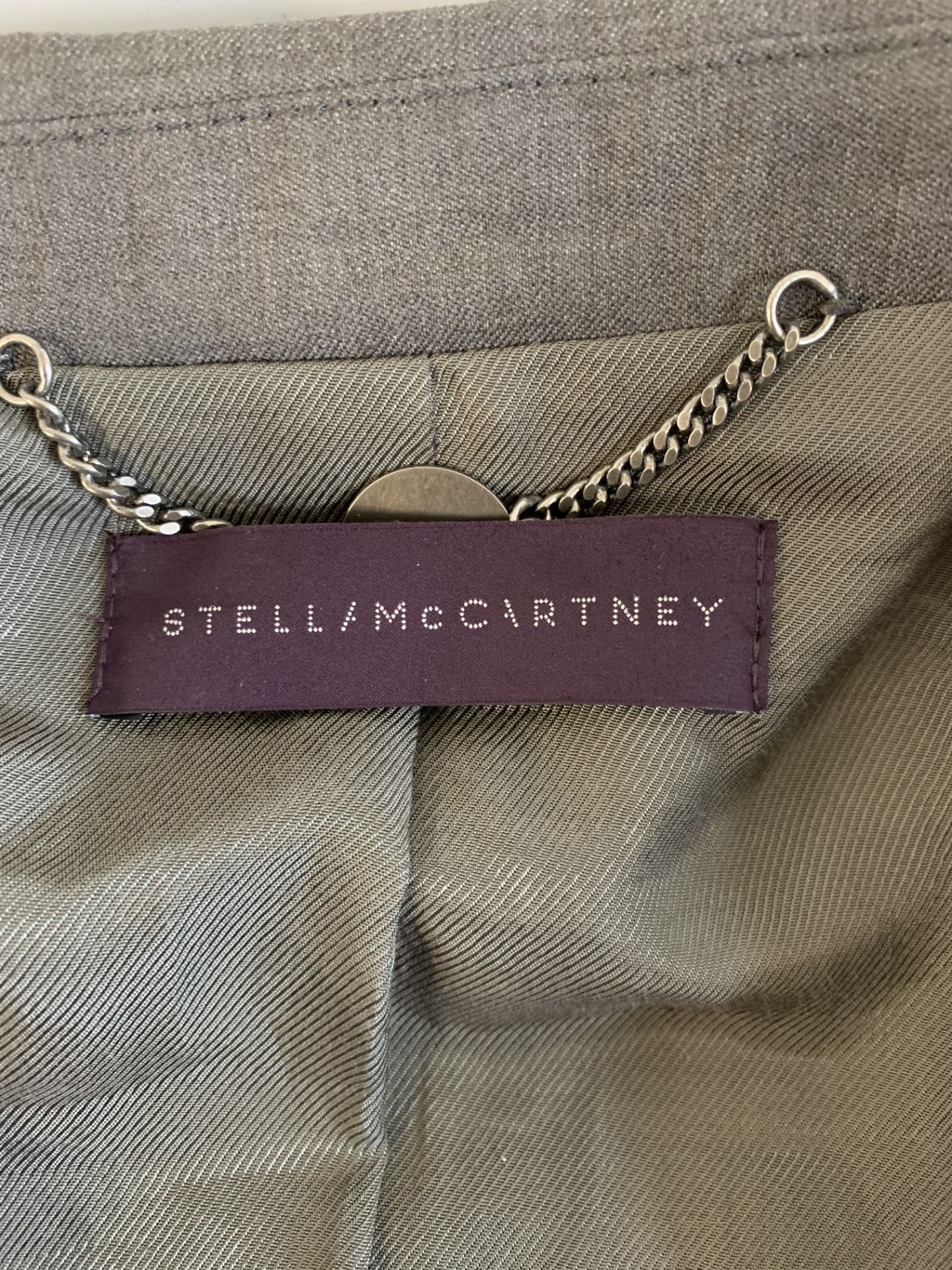 Stella McCartney Grey Wool Blazer RRP £998.00 - Image 3 of 4