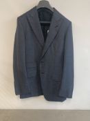 Tom ford grey tailored wool suit jacket