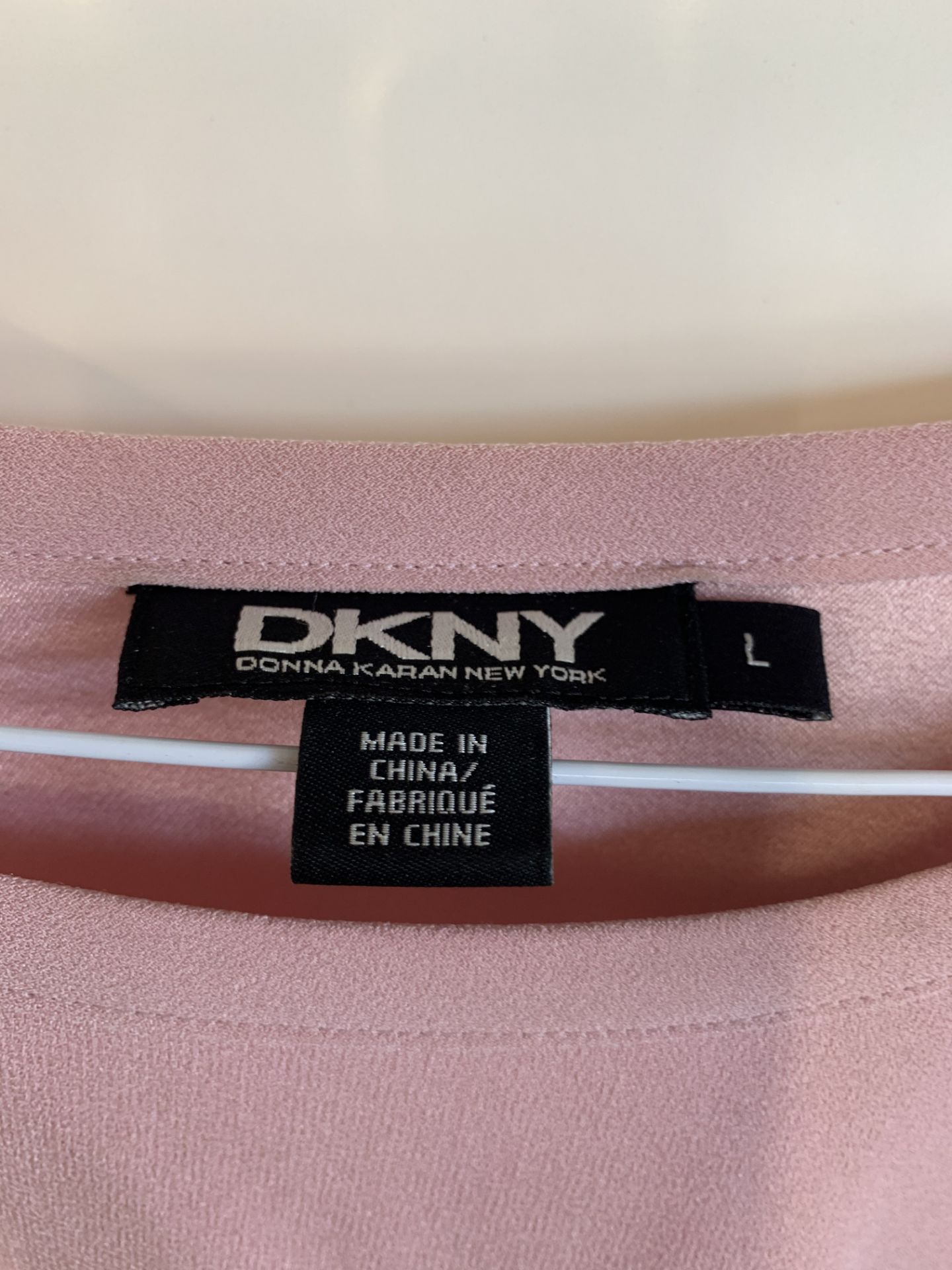 Women's DKNY Pink Satin Crepe Tunic - Image 2 of 2