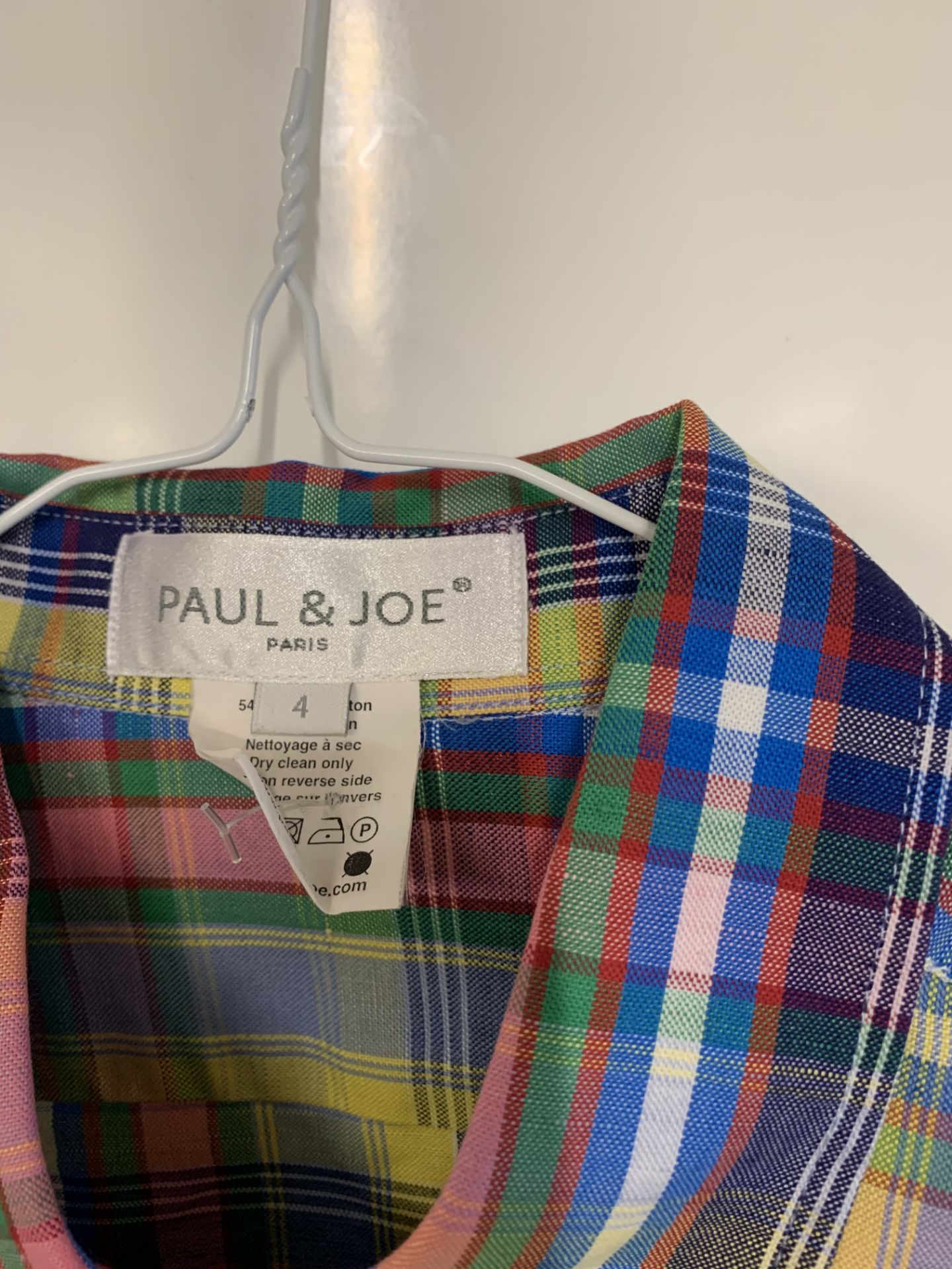 Paul & joe chequered women's shirt - Image 2 of 2