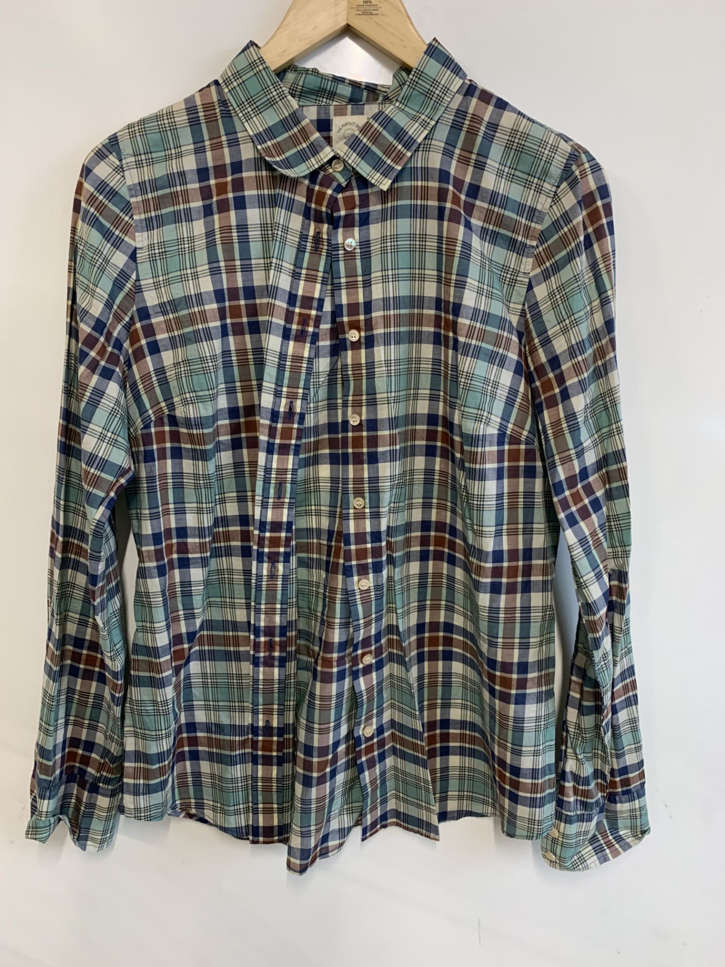 J.Crew The Perfect Shirt In Padgett Plaid 40254 | RRP £53.00