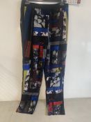 Paul smith multi coloured satin pants