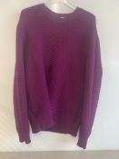 Acne studio deep purple men's jumper