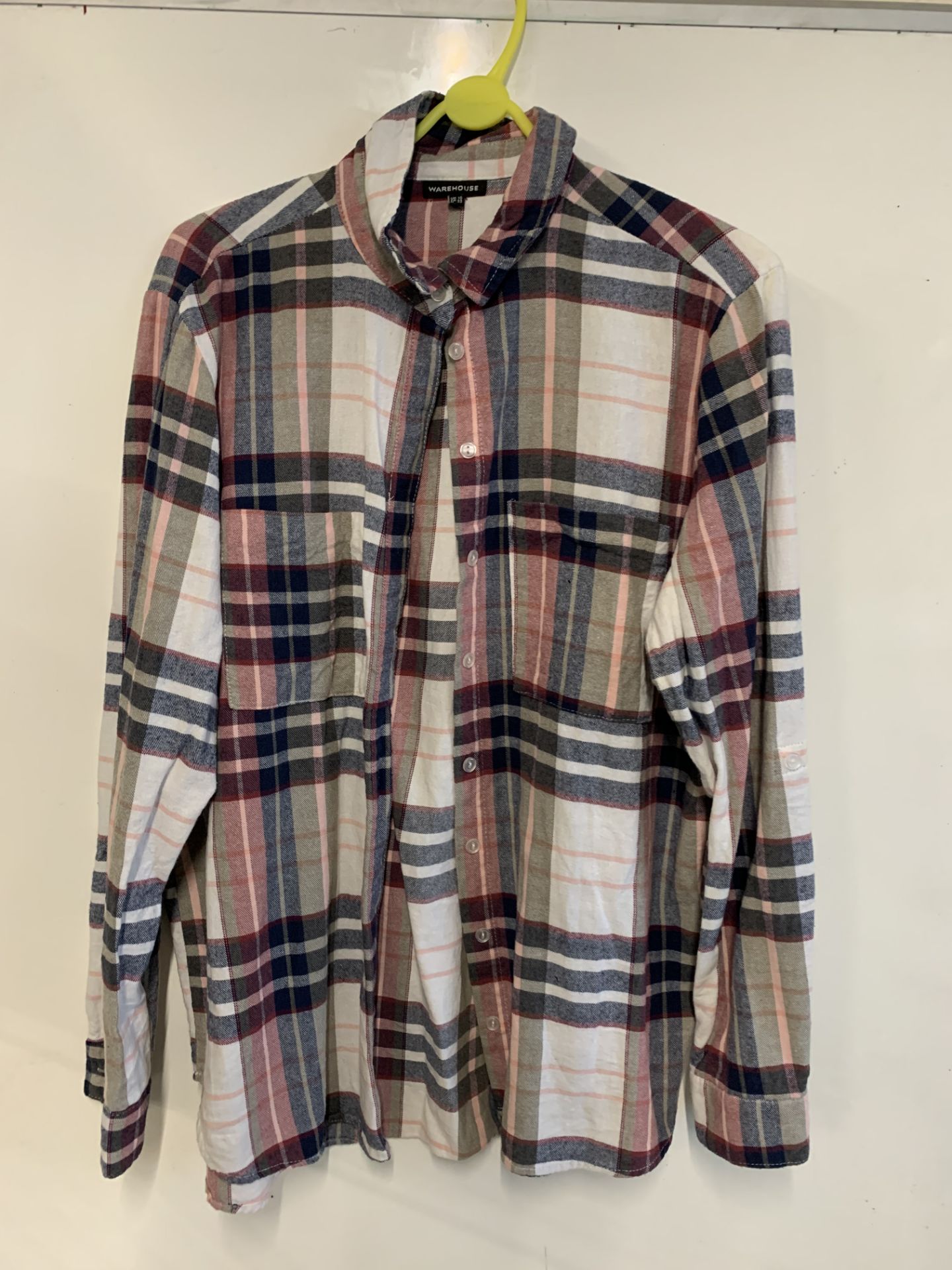 Warehouse women's chequered long sleeve shirt