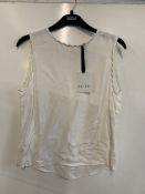 Reiss Bonnie Novelty Neckline Top