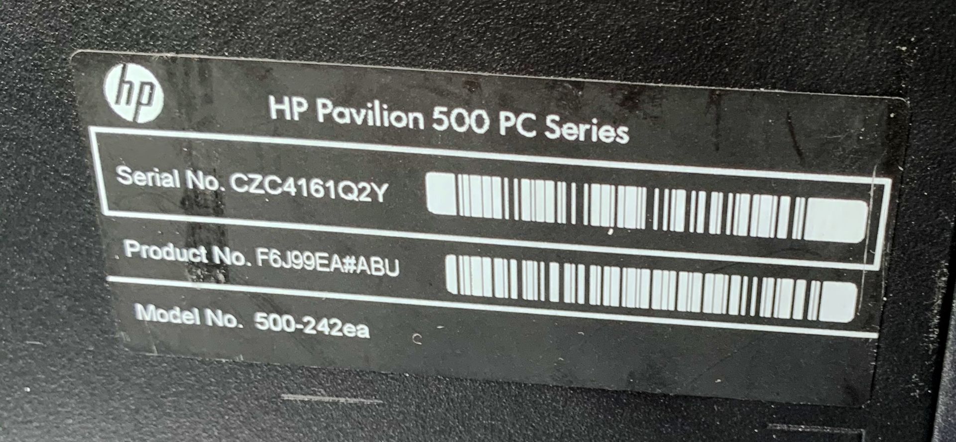 HP Pavilion 500 Desktop Computer | AMD A8-5500 APU w/ Radeon HD Graphics - Image 3 of 3