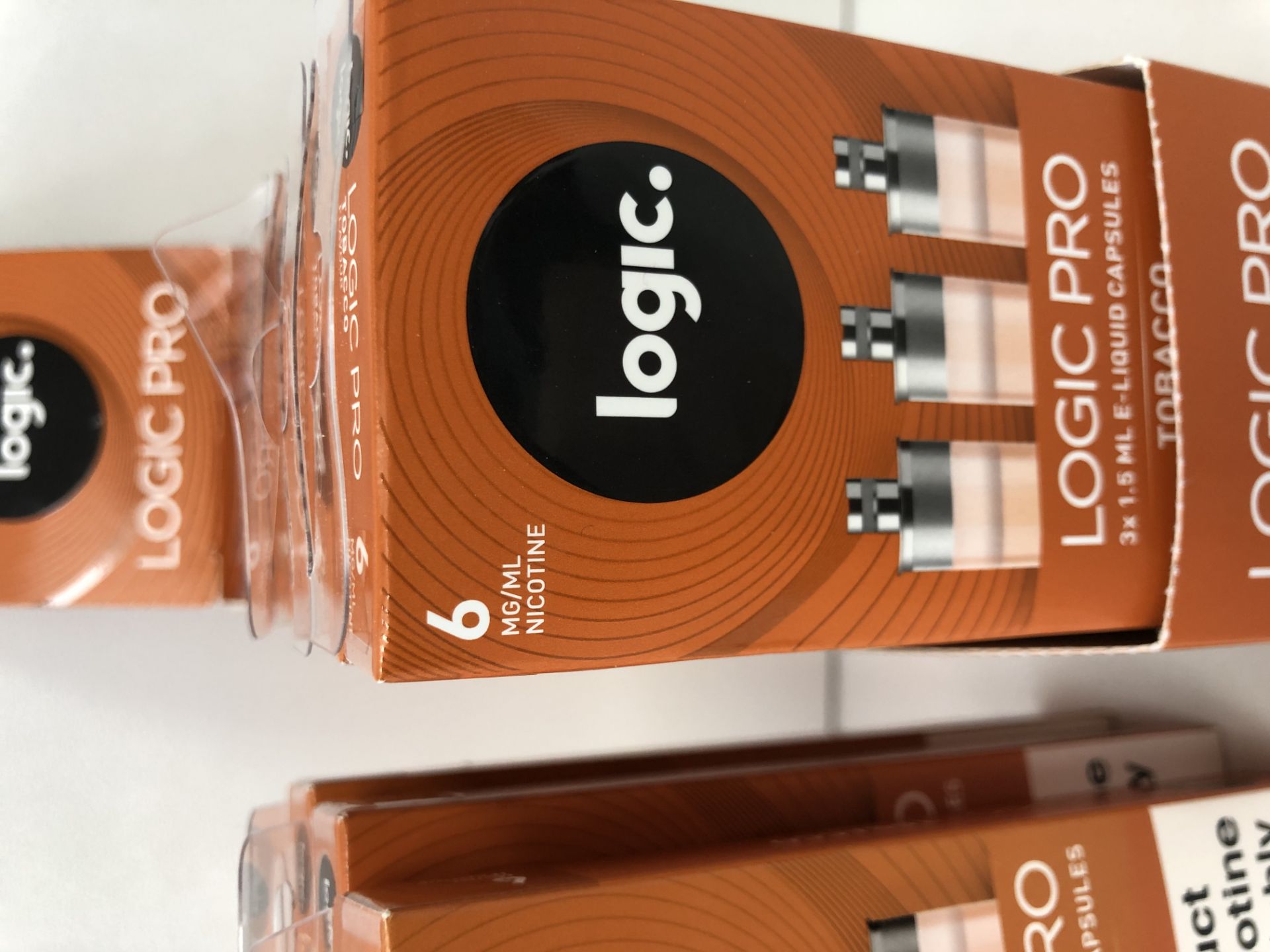 9 x BNIB - 3X 1.5 ML E- liquid capsules logic Tobacco Logic Pro 6 Mg/Ml |5000143989625 - Image 4 of 4