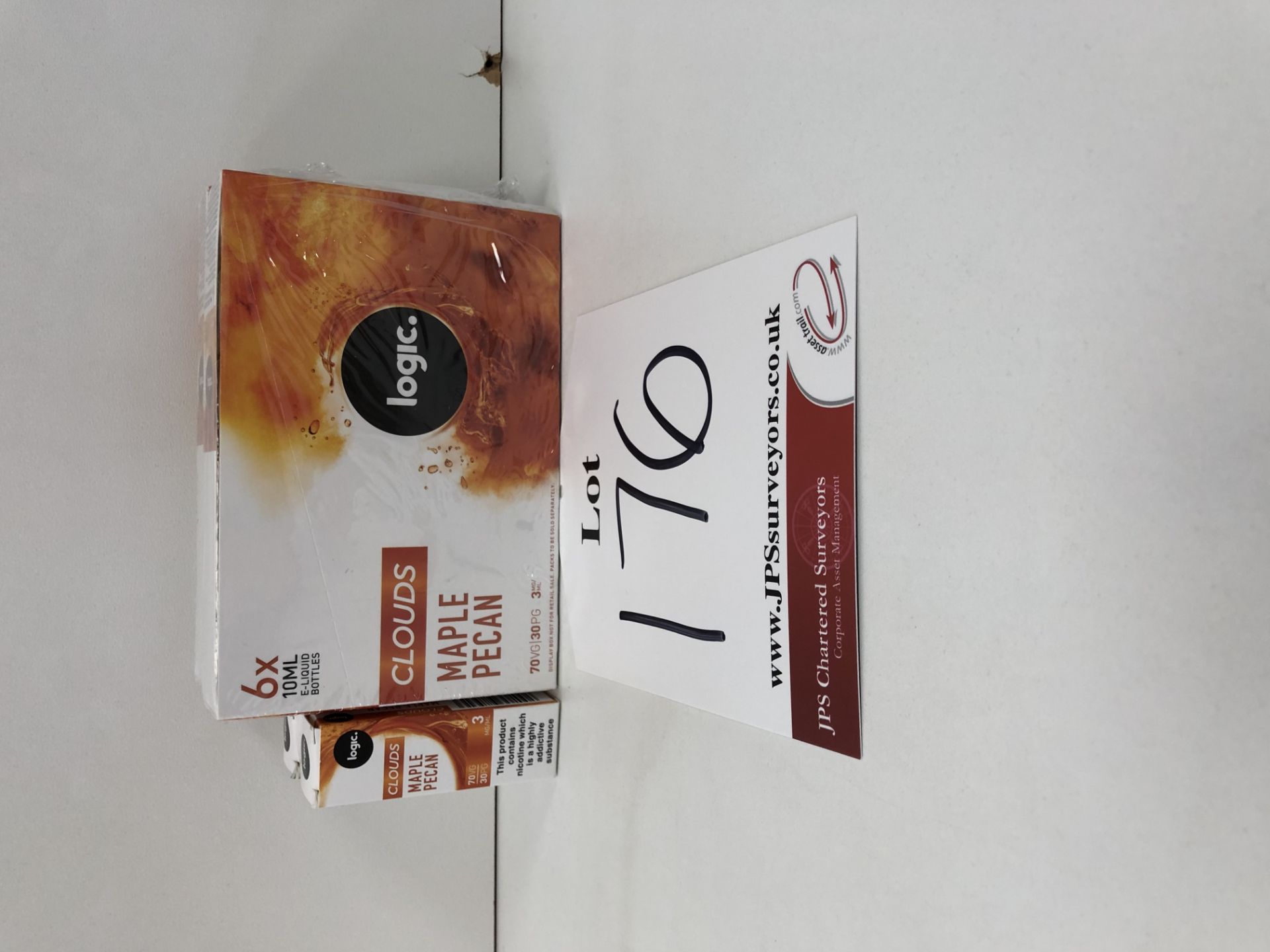 14 x BNIB - 6 X 10 ml E -liquid bottles logic Maple Pecan Clouds 3 Mg/Ml |5000143985313