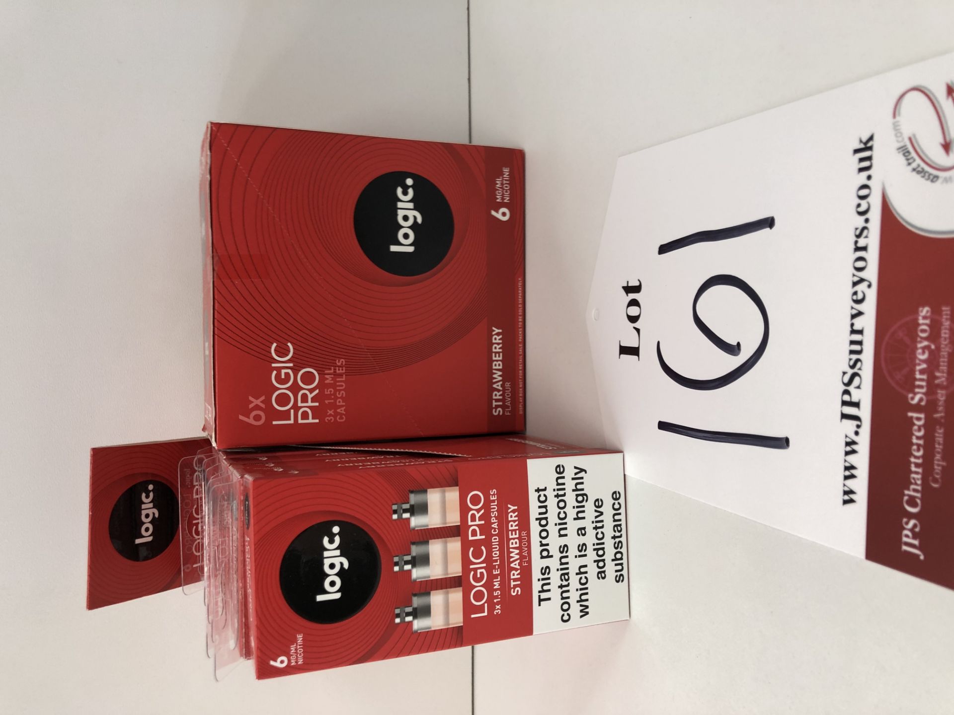 13 x BNIB - 3 per box logic Strawberry Logic Pro 6 Mg/Ml |5000143980066