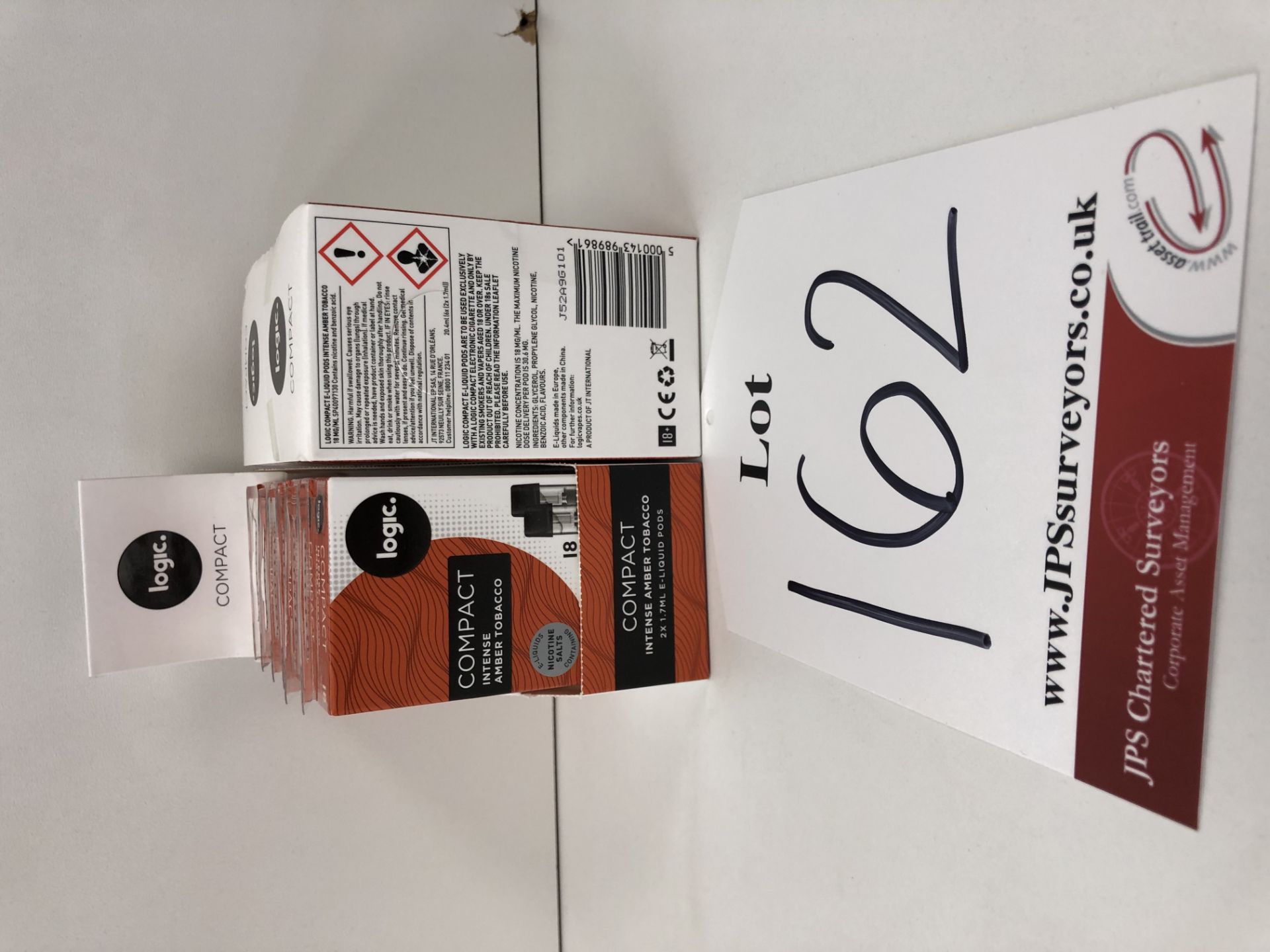 12 x BNIB - 2 X 1.7ML E-liquid pods logic Amber tobacco Compact intense 18 - nicotine salt Mg/ - Image 2 of 4