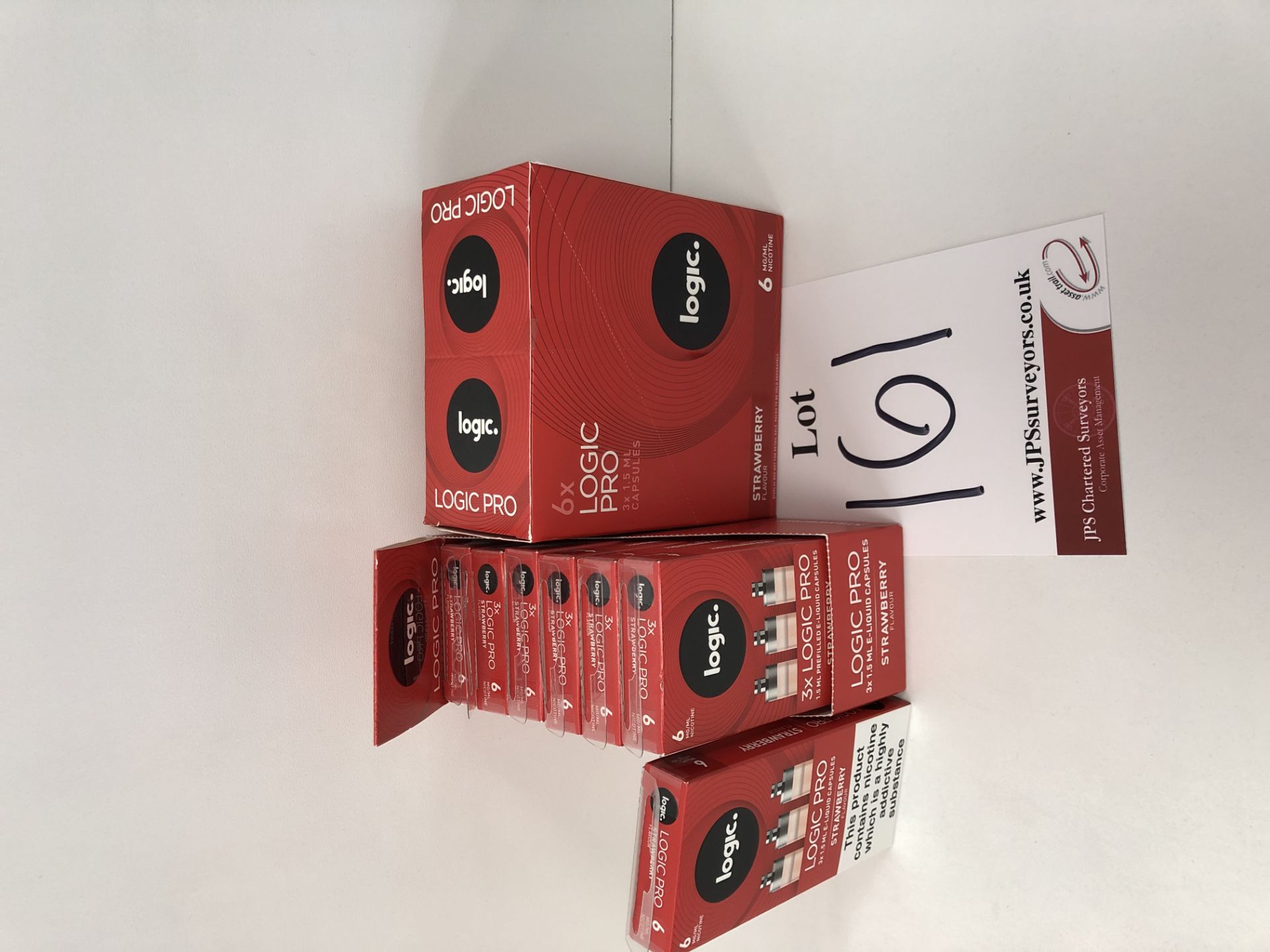 13 x BNIB - 3 per box logic Strawberry Logic Pro 6 Mg/Ml |5000143980066 - Image 2 of 4