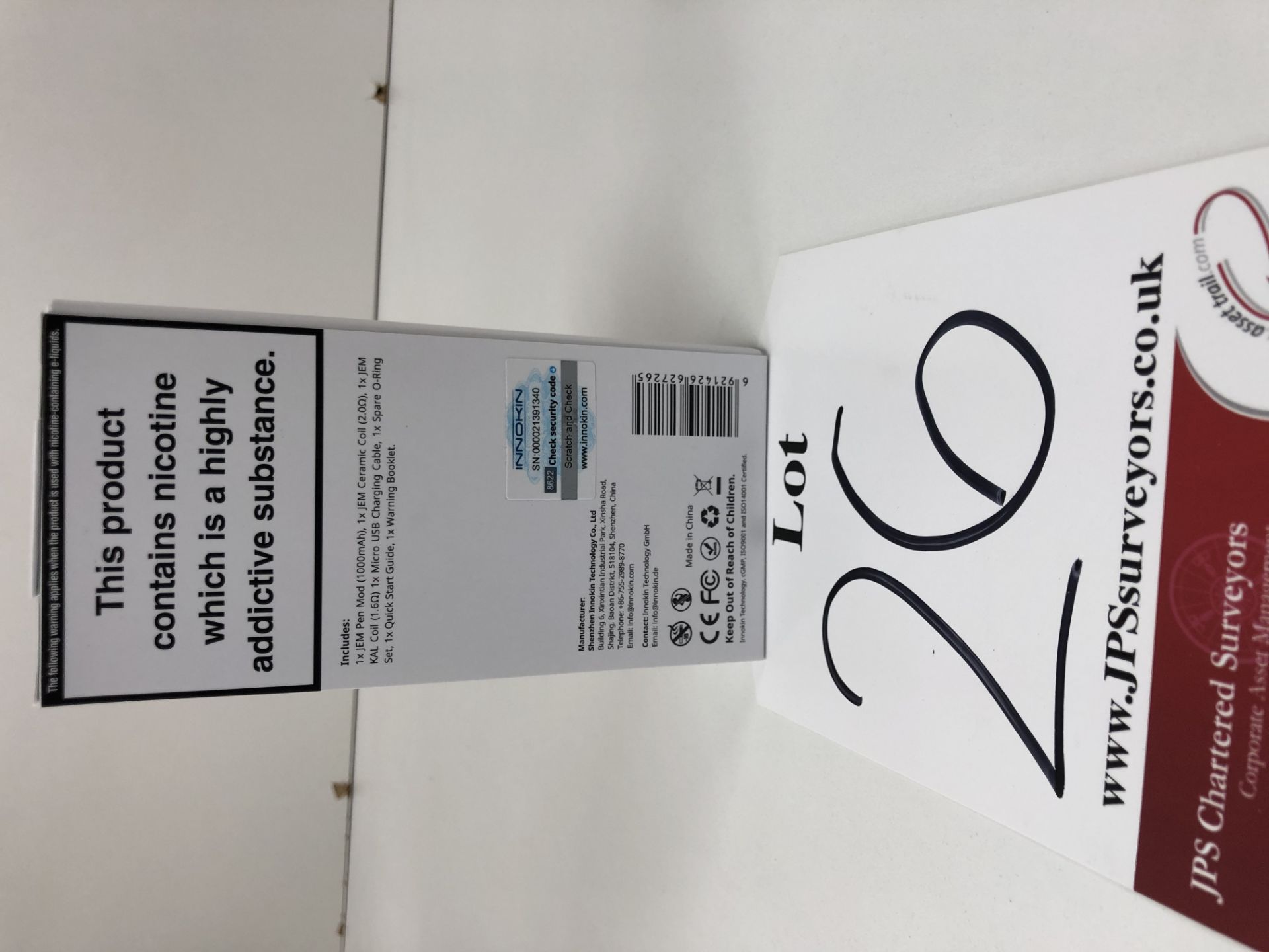 1 x BNIB- Seal broken Innokin White Jem Pen |6921426627265 - Image 2 of 2