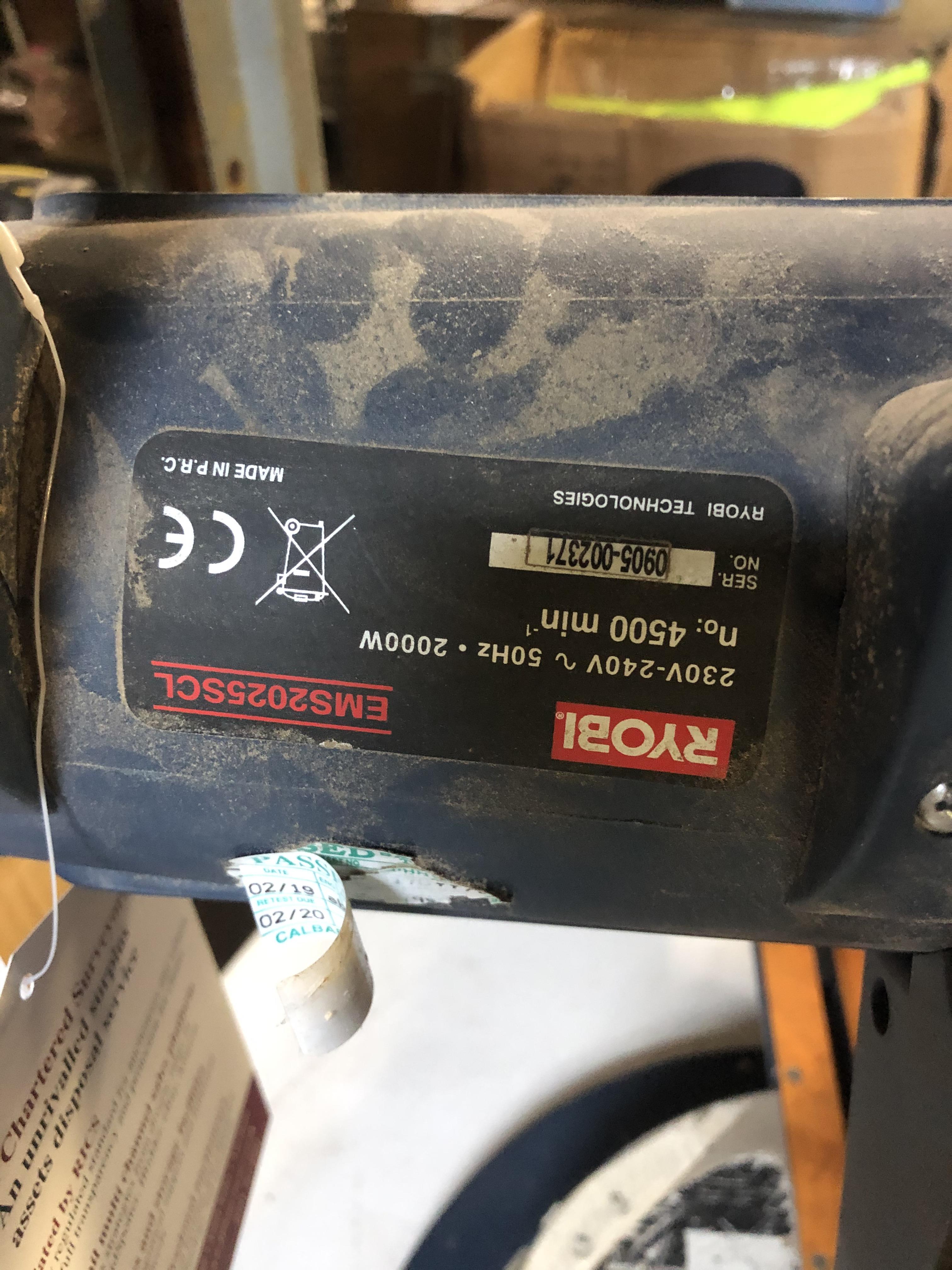 Ryobi EMS2025SCL Sliding Compound Mitre Saw