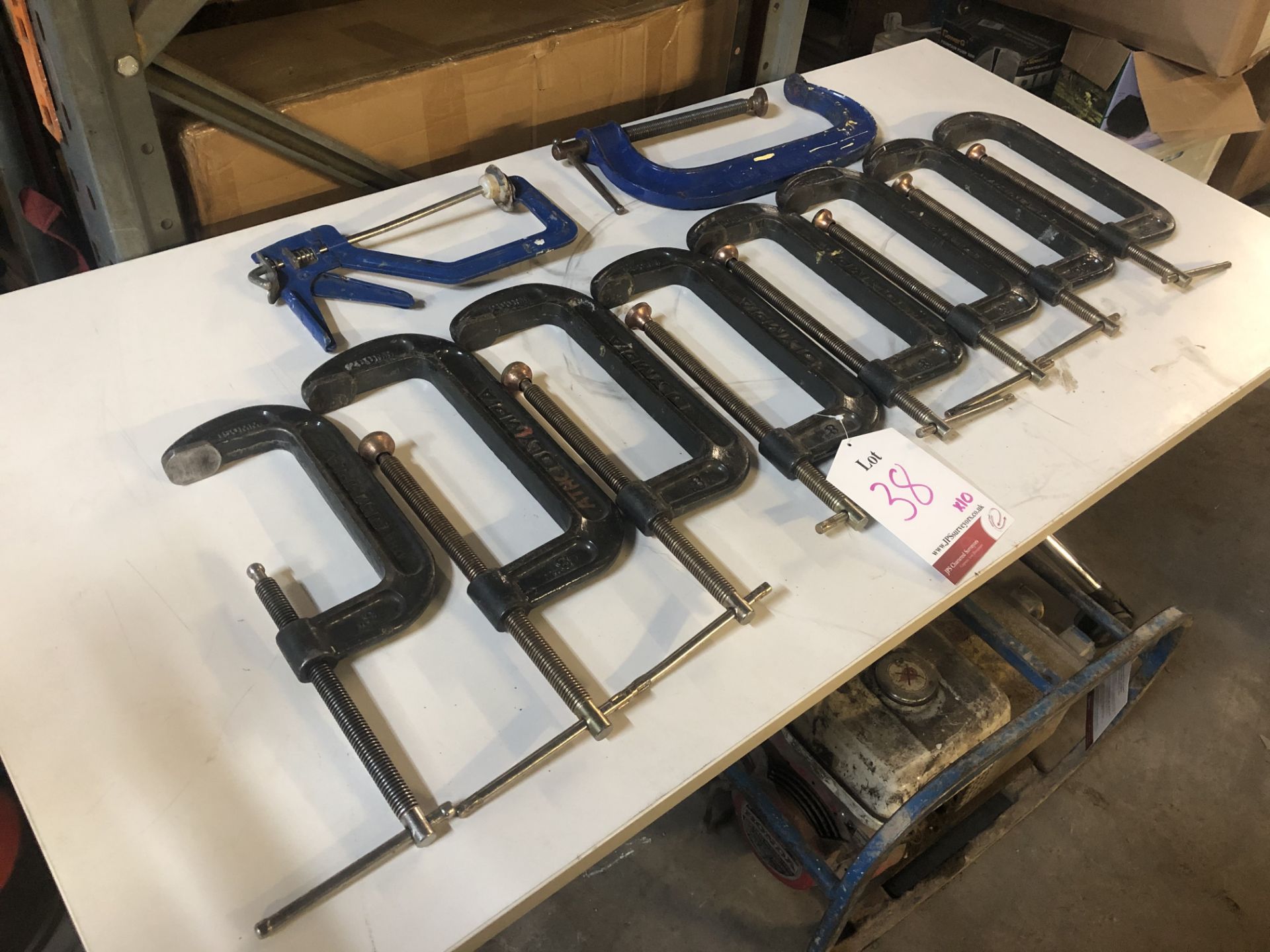 10 x Various Olympia G Clamps