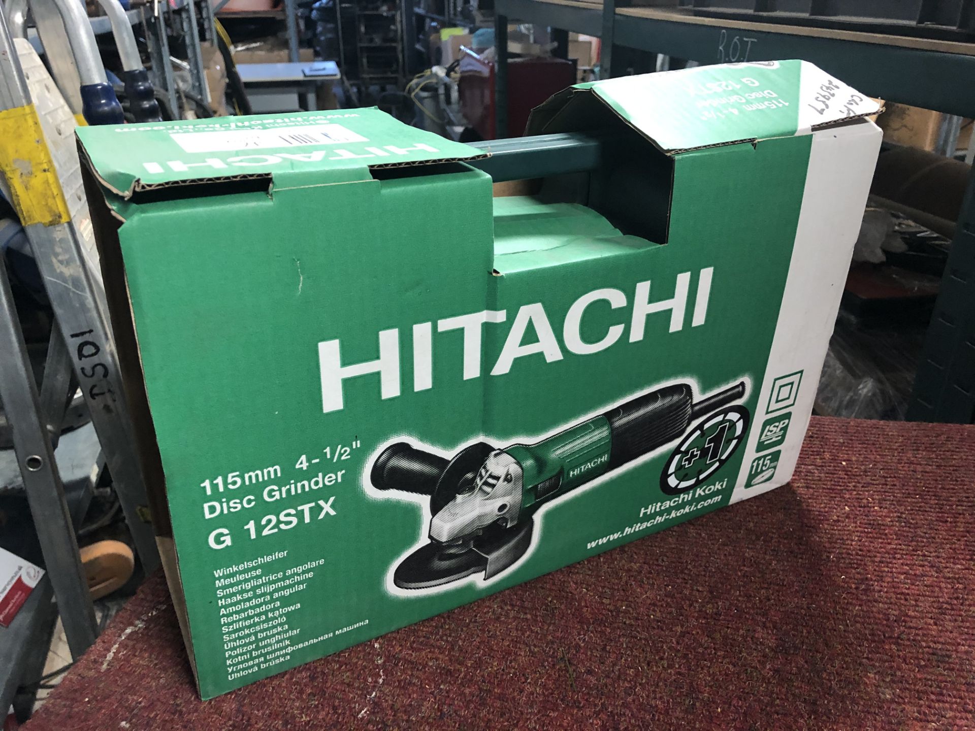 Hitachi G12STX Angle Grinder