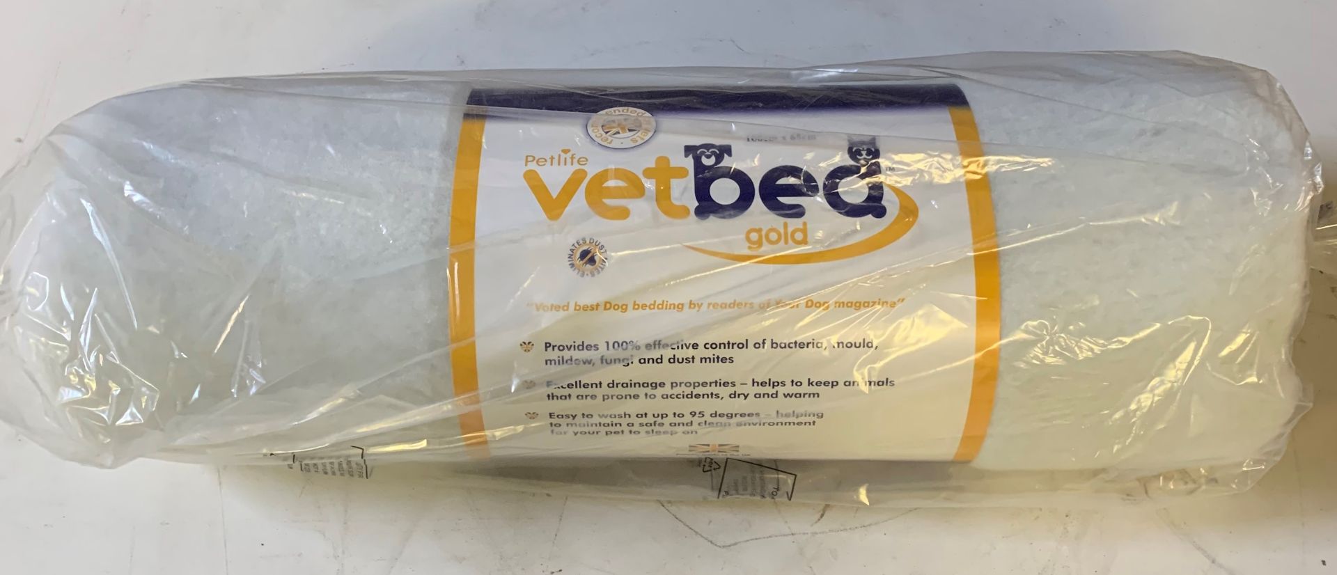 5 x Petlife vet bed gold Mattress