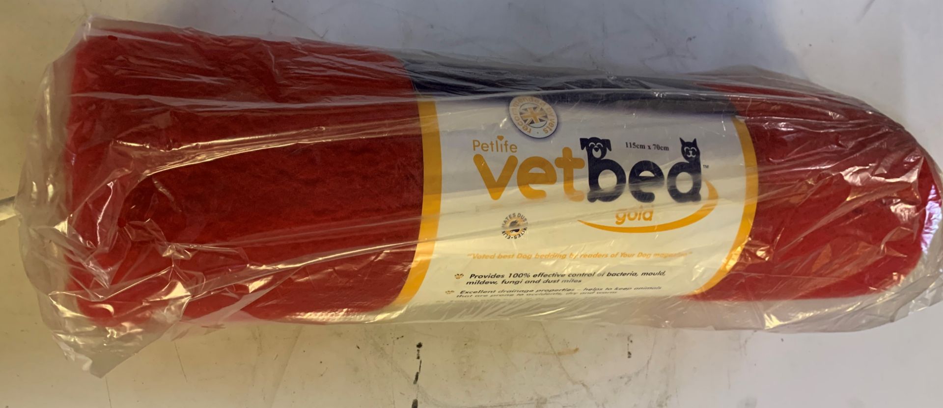 4 x Petlife vet bed gold Mattress