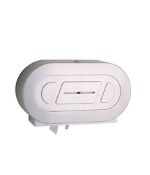 Bobrick ClassicSeries Stainless Steel Surface-Mounted Twin Jumbo-Roll Toilet Tissue Dispenser