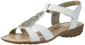 Remonte R3641, Women’s Wedge Heels Sandals, White (Weiss/ice/81), 3.5 UK (36 EU) 3.5 UK Women’s R364