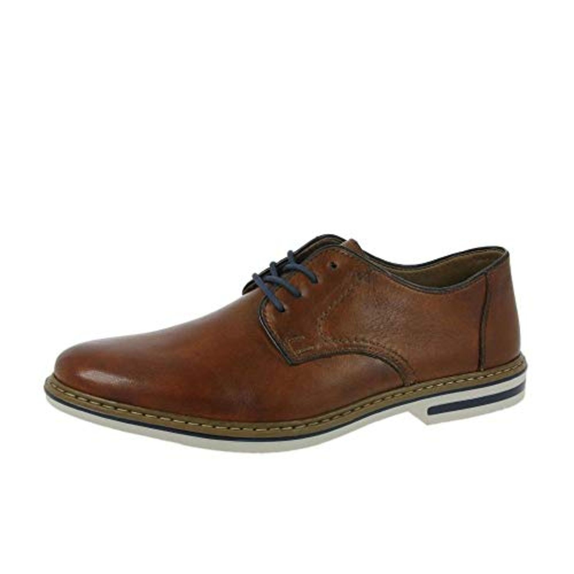 Rieker Men's Leather Lace up Derby Oxford Shoe (B1422-24) Shoetique86821 |4059954592457