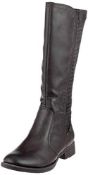 Softline Women's 25560-21 Overknee Boots, Brown (Mocca 304), 5 UK 5 UK X-Wide Women’s 8-8-25560-21 3