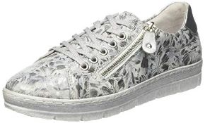 Remonte Women's D5800 Low-Top Sneakers, Grey (Grau-Metallic/Silver 42), 3.5 UK 3.5 UK Women’s D5800_