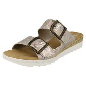 Rieker Moses Womens Sandals 5/38 Pink Multi 5 UK Women’s Shoetique91679 |4059954848080