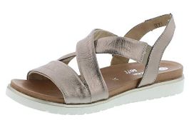Remonte D4059 Women,Strappy Sandals,Strappy Sandals,Summer Shoes,Summer Comfortable,Flat,titan/91,41