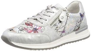 Remonte Women's R7010 Low-Top Sneakers, Multicolour (Ice/Offwhite-Metallic 90), 8 UK 8 UK Women’s R7