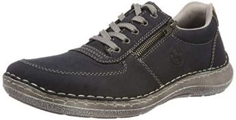 Rieker Men's 03030-14 Derbys, Blue (Pazifik/Amaretto 14), 7.5 UK 7.5 UK Men’s 03030_14 |405995491961