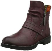 Jana Women's 8-8-26420-21 Ankle Boots, Red (Bordeaux 549) 6.5 UK 6 UK Wide Women’s 26420_549 |404602