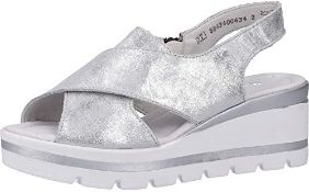 Remonte D1536 Sandals Silver (90) EU42 9 UK Women’s D1536-90 |4059954808947