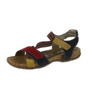 Remonte Juno R3257 Sandals Yellow 3 UK Shoetique80575 |4059954628545