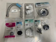 Box contaning mixed lot of bathroom/kitchen accessories