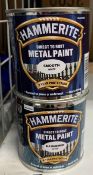 8 x 250ML Hammerite metal paint