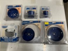 6 x Draper expert bi-metal holesaw's