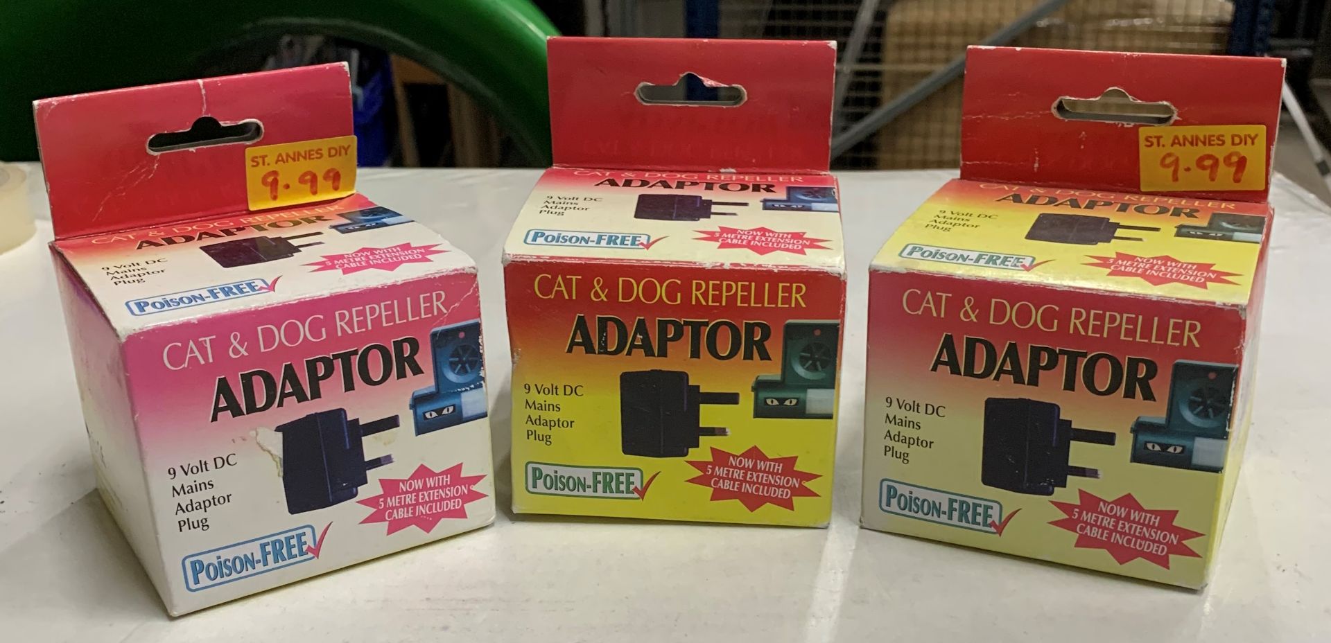 3 x Poison-free cat & dog repeller adaptor's