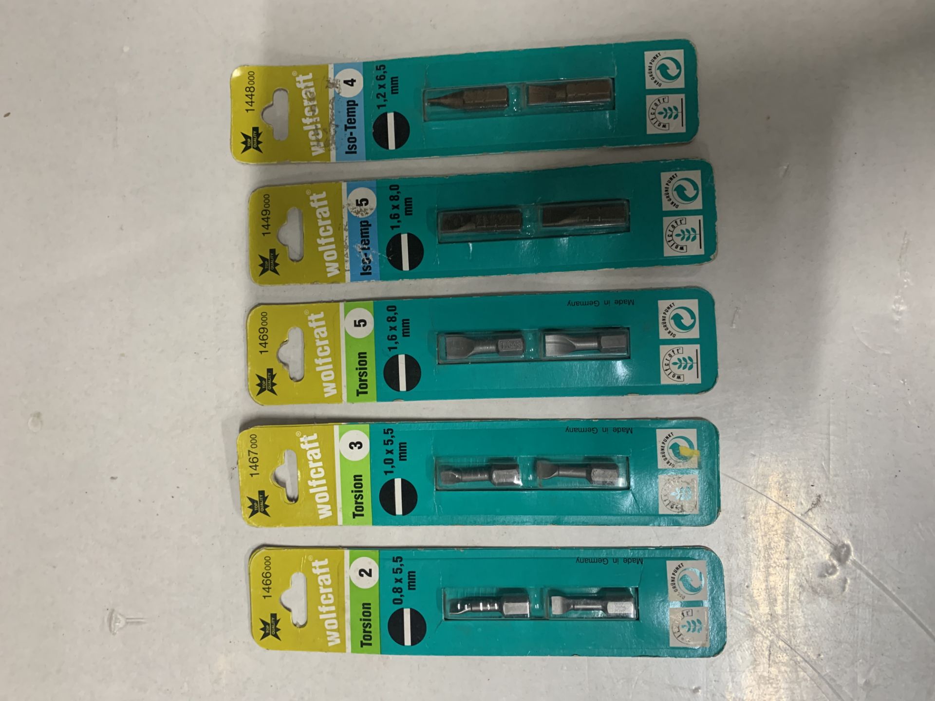 30 x Twin pack of wolfcraft drill bits