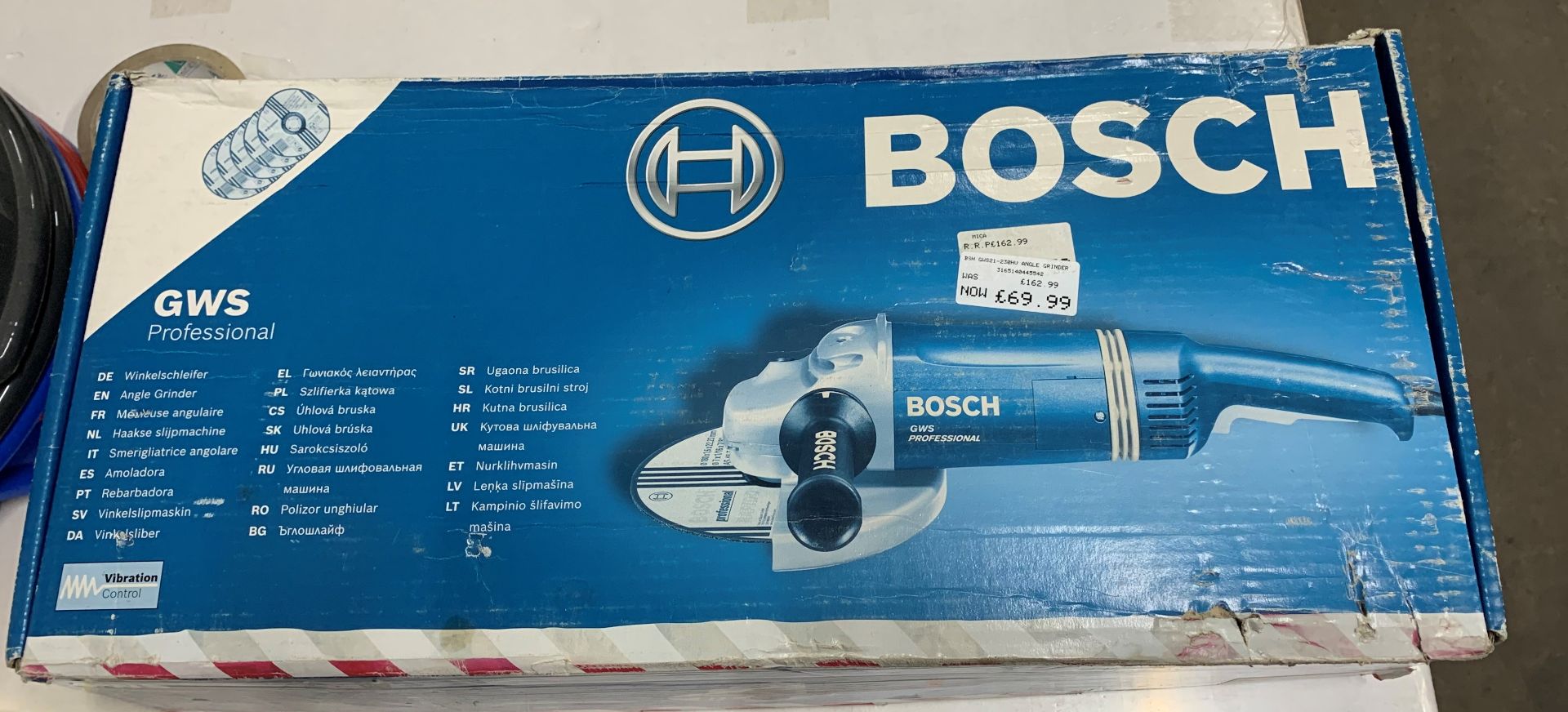 Bosh GWS21 angle grinder