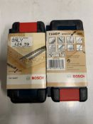 2 x Bosh precision wood jigsaw blade sets