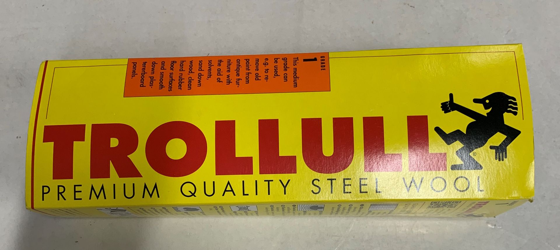 5 x Trollull premium quality steel wool rolls