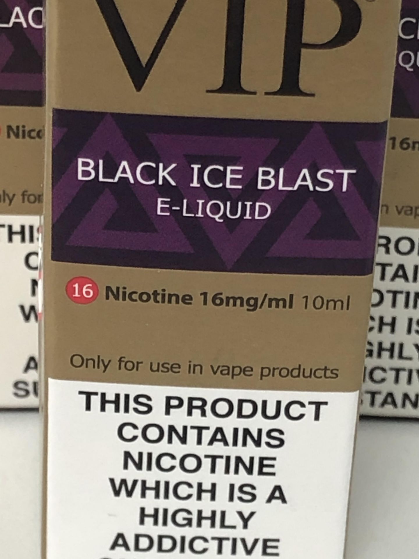 11 x VIP Black ice blast 16 Mg/Ml BNIB- 10 ml |5060293884201 - Image 5 of 6